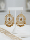 Ornate Gold Tone Earrings