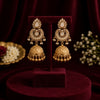 Traditional Gold Jhumka Earrings