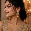 Traditional Gold Jhumka Earrings
