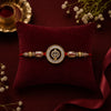 Premium Khanda (☬) Stone Studded Rakhi