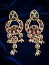 Traditional Polki & Meenakari Chandbalis