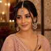 Elegant Kundan Pink Stone Jewelry Set