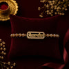 "Sohna Veer" Stone Studded Rakhi with Crystal Beads