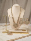 ✨ Blush Pink Kundan Pendant Set ✨