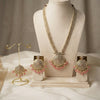 ✨ Pearl & Pink Kundan Pendant Set ✨