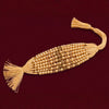 Premium Champagne Pearl Lumba with Silk Tassels