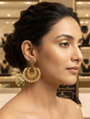 Stunning Pearl with gold earrings