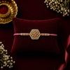 Designer Hexagon Stone Studded Rakhi