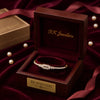 Luxury Gold-Plated Marquise Crystal Bracelet