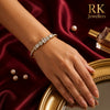 Premium Gold-Plated Geometric Crystal Bracelet