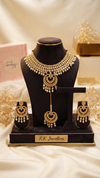 Stunning antique gold-plated choker jewellery set.