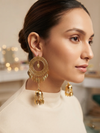 Gold Tone Jhumkas