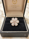 Floral -inspired statement ring
