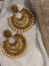 Stunning Pearl with gold earrings