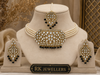 Royal Kundan & Pearl Choker Set with Maang Tikka