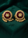 Traditional Kundan & Pearl Statement Earrings