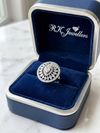 The Monarch Pear-Cut & Filigree Statement Ring