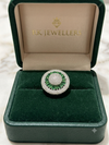 The Empress Emerald & Diamond Pavé Statement Ring